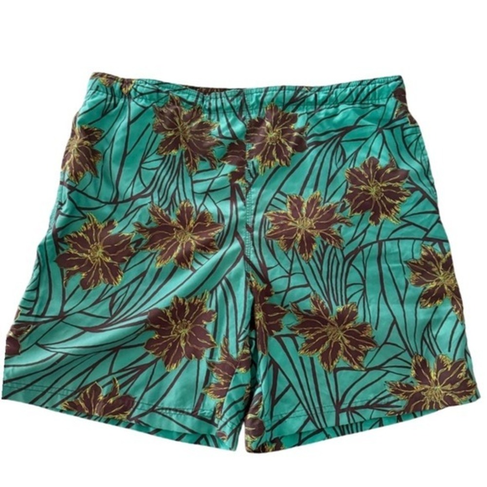 Mens Swim Shorts Tropical Lined Board Shorts Eclectic Grandpa Resort Casual Pool